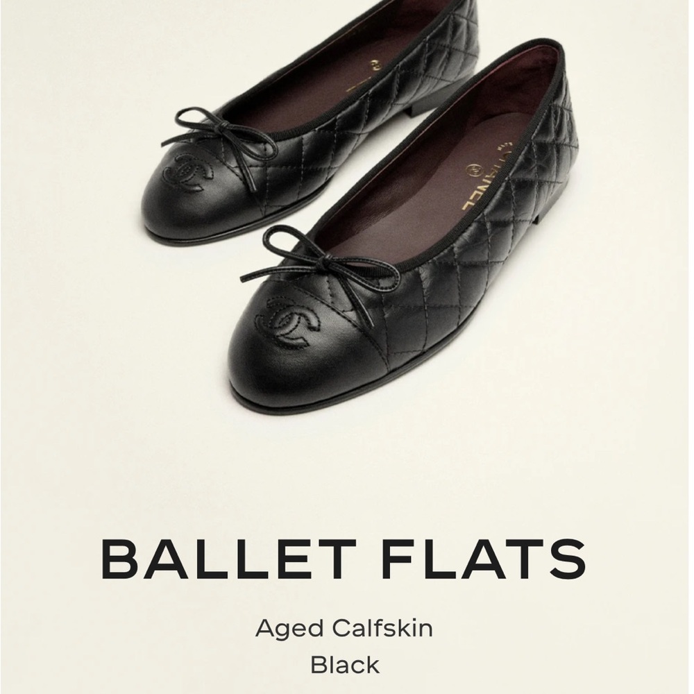 Chanel Black Ballet Flats